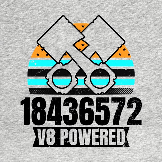 V8 Engine Shirt | American 18436572 Powered Gift by Gawkclothing